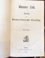 Brockhaus: Unsere Zeit.Jahrbuch zum Conversations-Lexikon. 1.- 8. Band, 1857- 1864