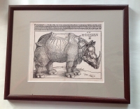 Albrecht Dürer: Rhinocerus 1515 - Kopie aus dem British Museum