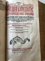Gessner, Conrad: Thierbuch, 4 Werke in 1 Bd. 1598-1613