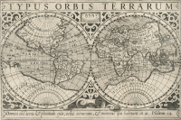 VERKAUFT! Mercator: Atlas Minor, Weltkarte 1610