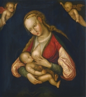 Lucas Cranach der Ältere (Umfeld): Madonna mit Kind